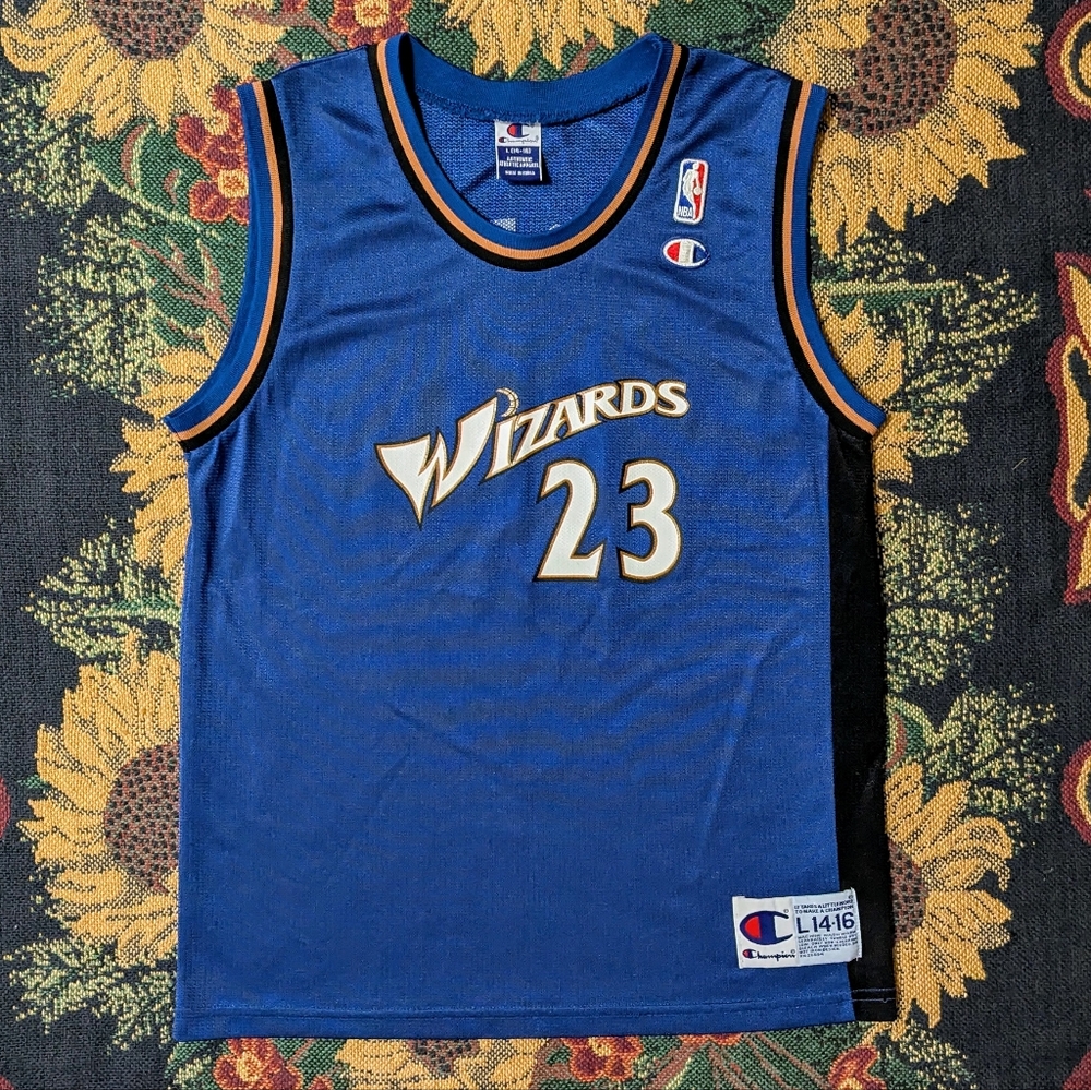 Michael Jordan Washington Wizards Champion Jersey Kid's Large 14-16